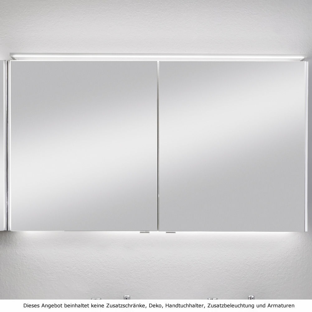 Marlin 3260 Spiegelschrank mit Türen 120 cm 2